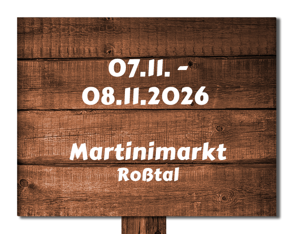 Martinimarkt Roßtal - 07. + 08.11.2026